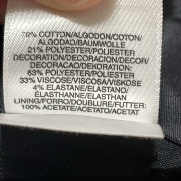 Anne Klein Women's NWT Ultramarine/Black Multi Short Jacket. NWT. Size 14. - Picture 11 of 11